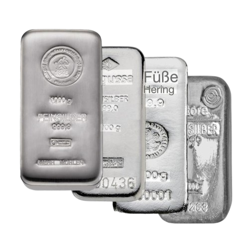 Silberbarren Feinsilber 999,9